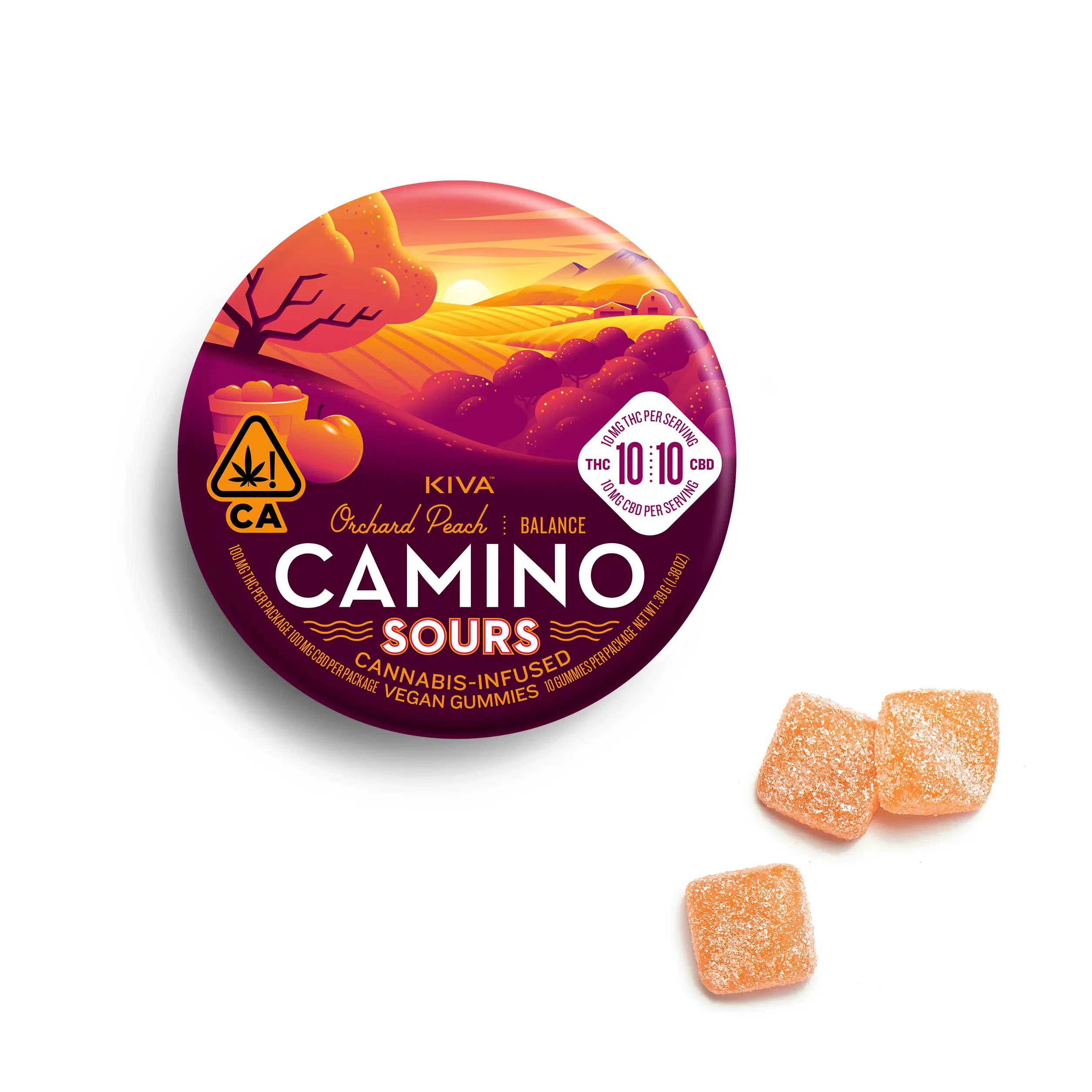 Camino - 'Balance' Orchard Peach Gummies