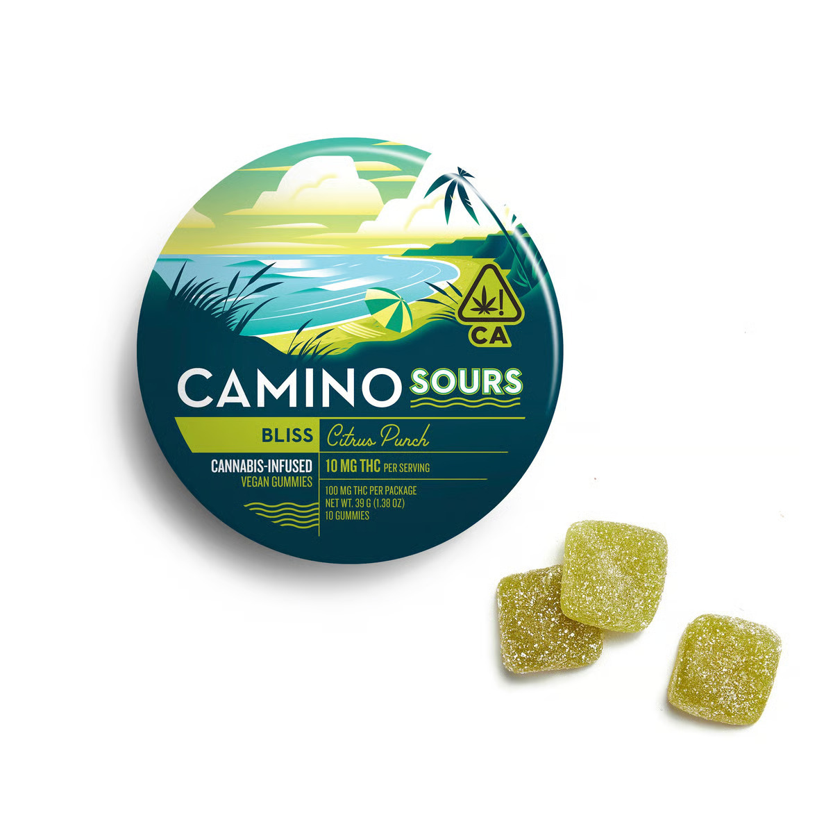 Camino-Bliss-Citrus-Punch-Gummies 10mg