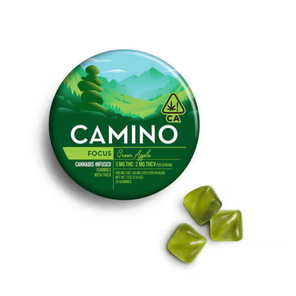 Camino 'Focus' Green Apple Gummies