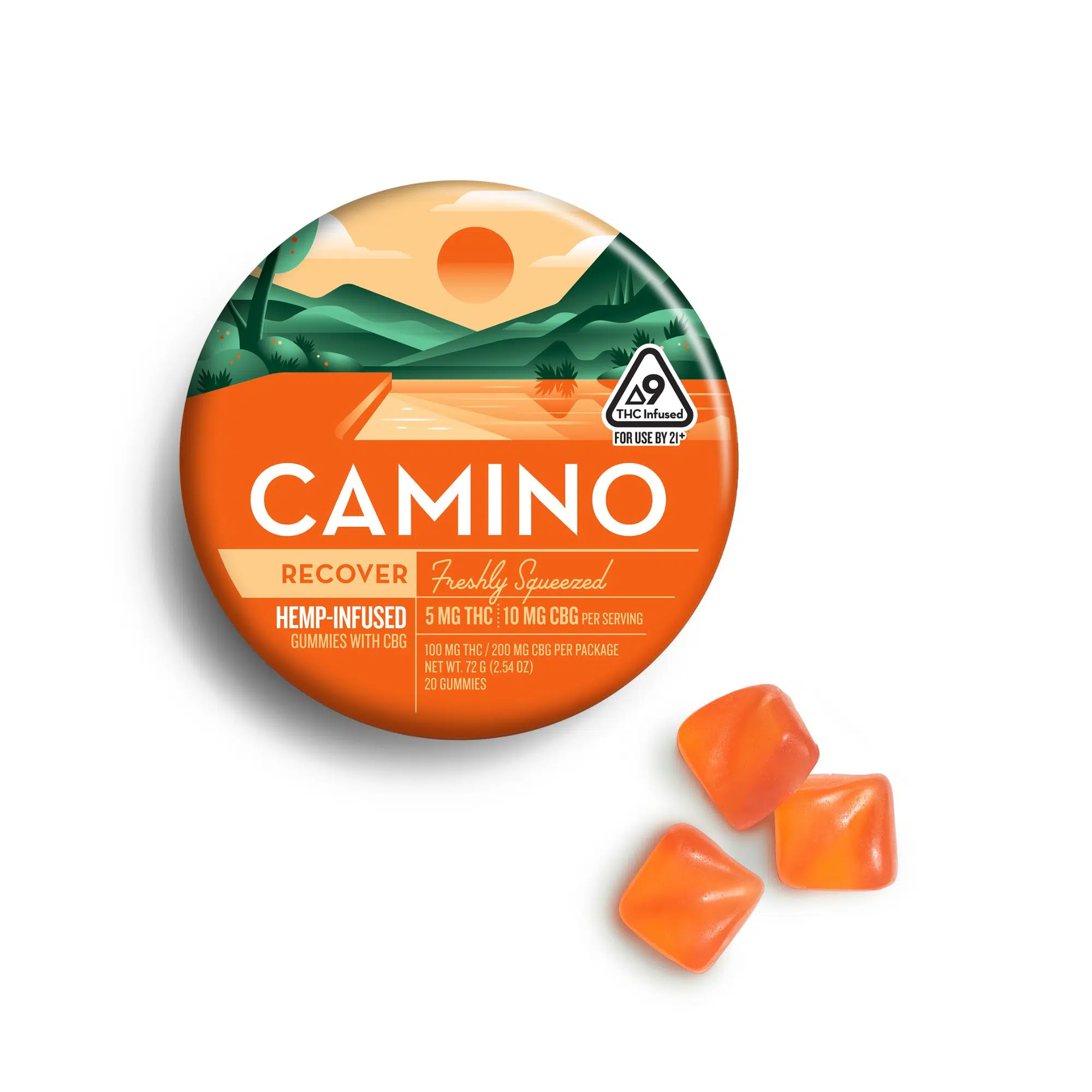Camino - Freshly Squeezed CBG Recover Gummies