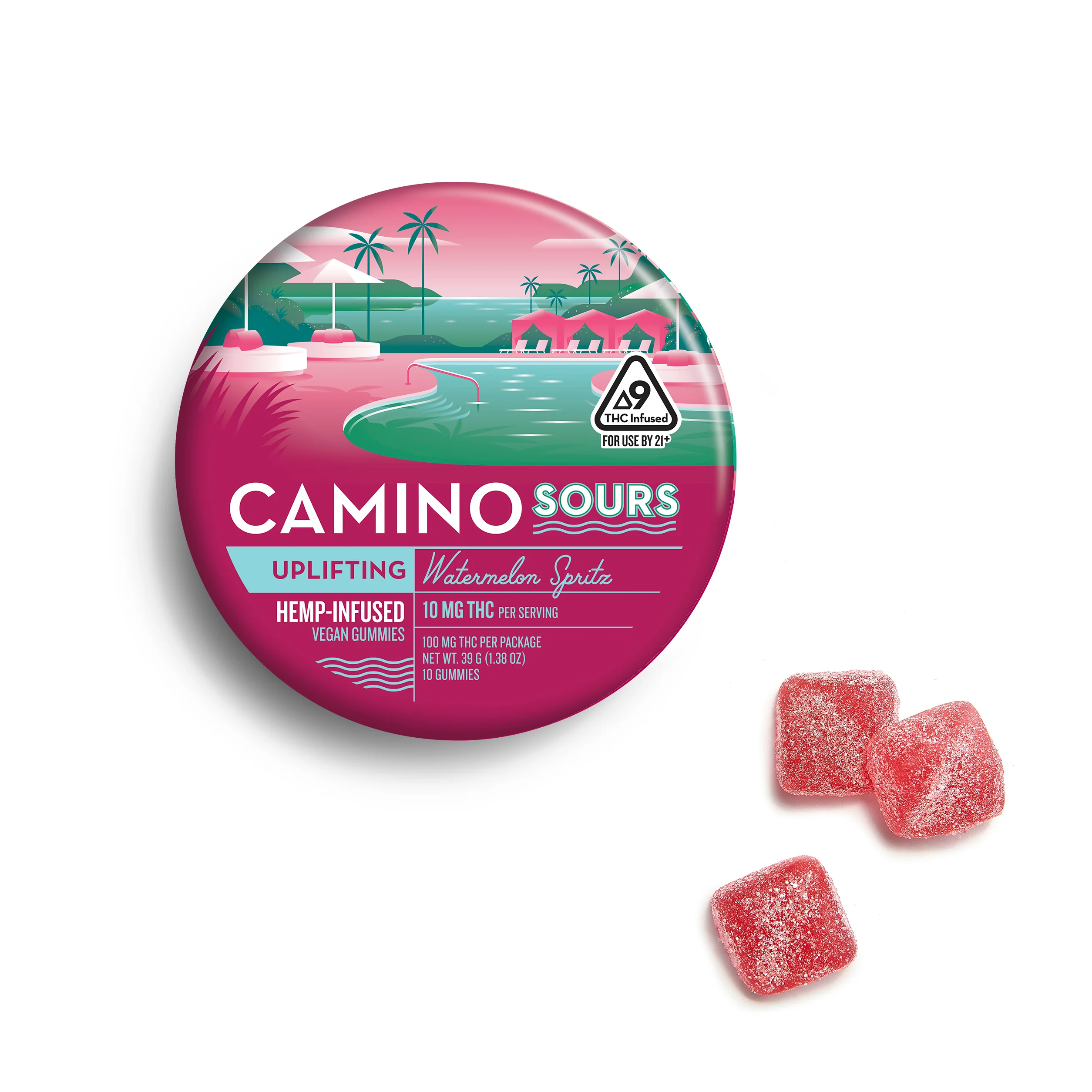 Camino - 'Uplifting' Watermelon Spritz Gummies