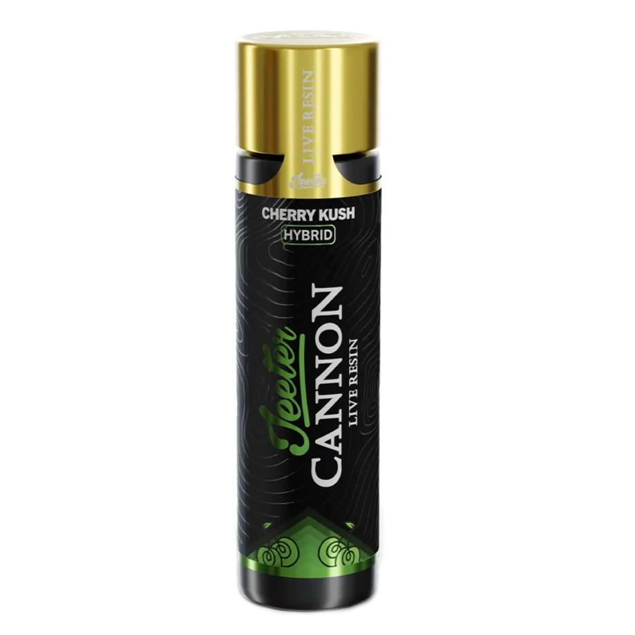 Second image of Jeeter Cherry Kush - Live Resin Cannon Pre-rolls