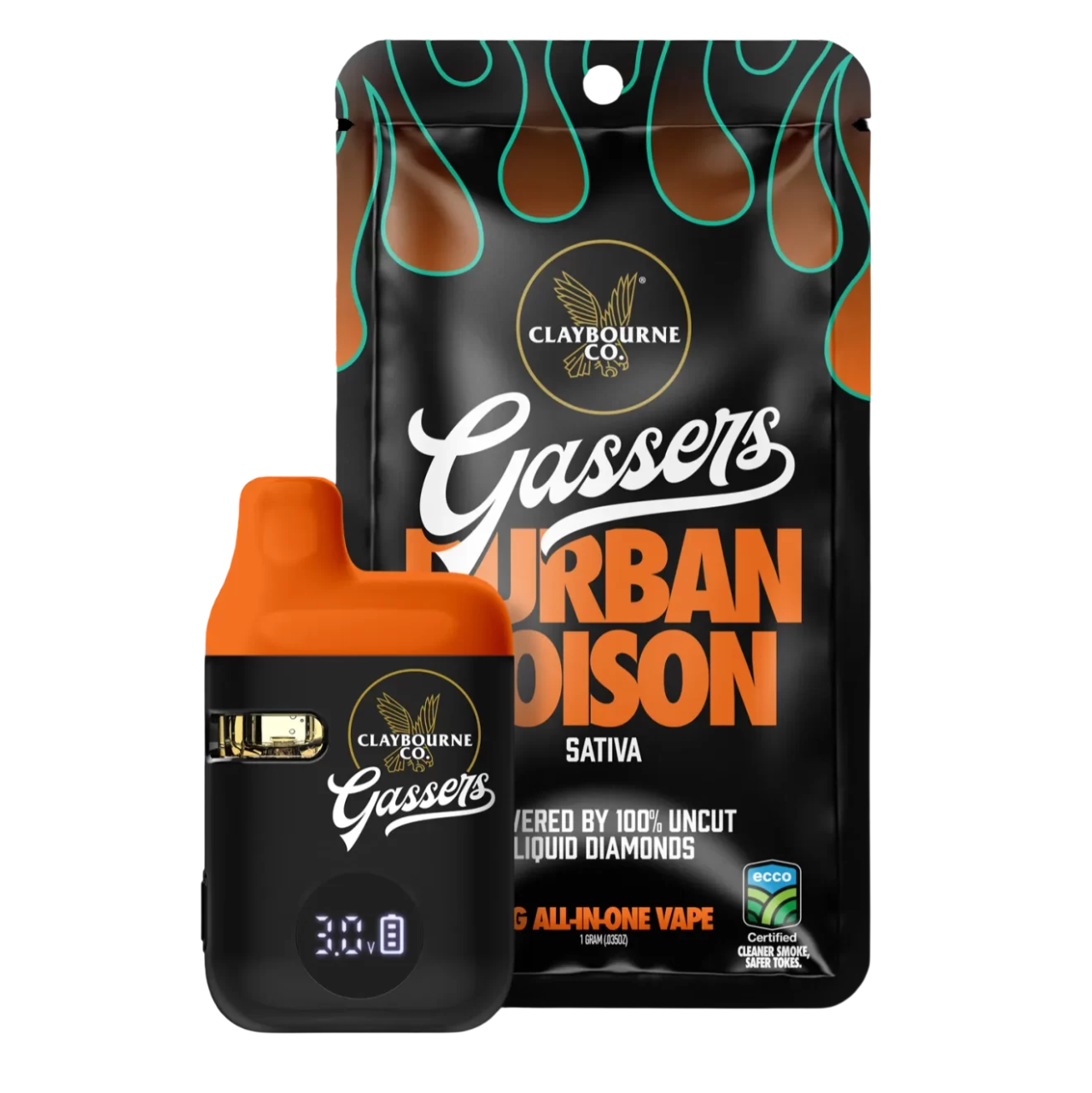 Gassers - Durban Poison 1g - AIO Liquid Diamonds Vape