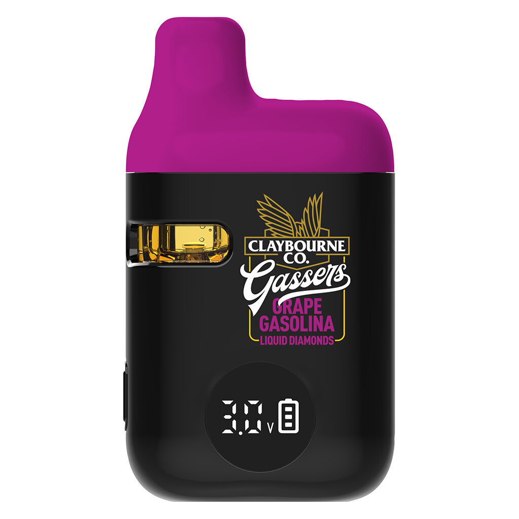 Second image of Gassers - Grape Gasolina 1g AIO Liquid Diamonds Vape