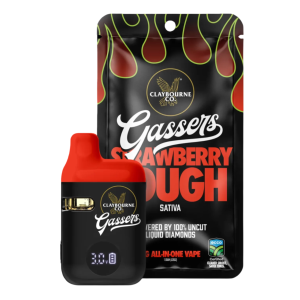 Gassers - Strawberry Cough 1g AIO Liquid Diamonds Vape