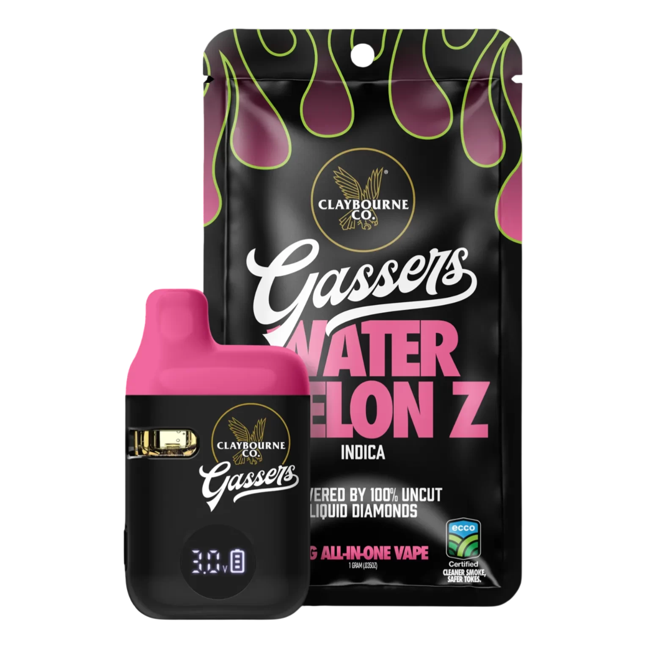 Gassers - Watermelon Z 1g AIO Liquid Diamonds Vape