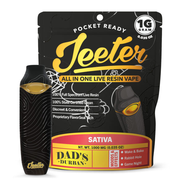 Jeeter Dads Durban - 1000mg Live Resin AIO Vape