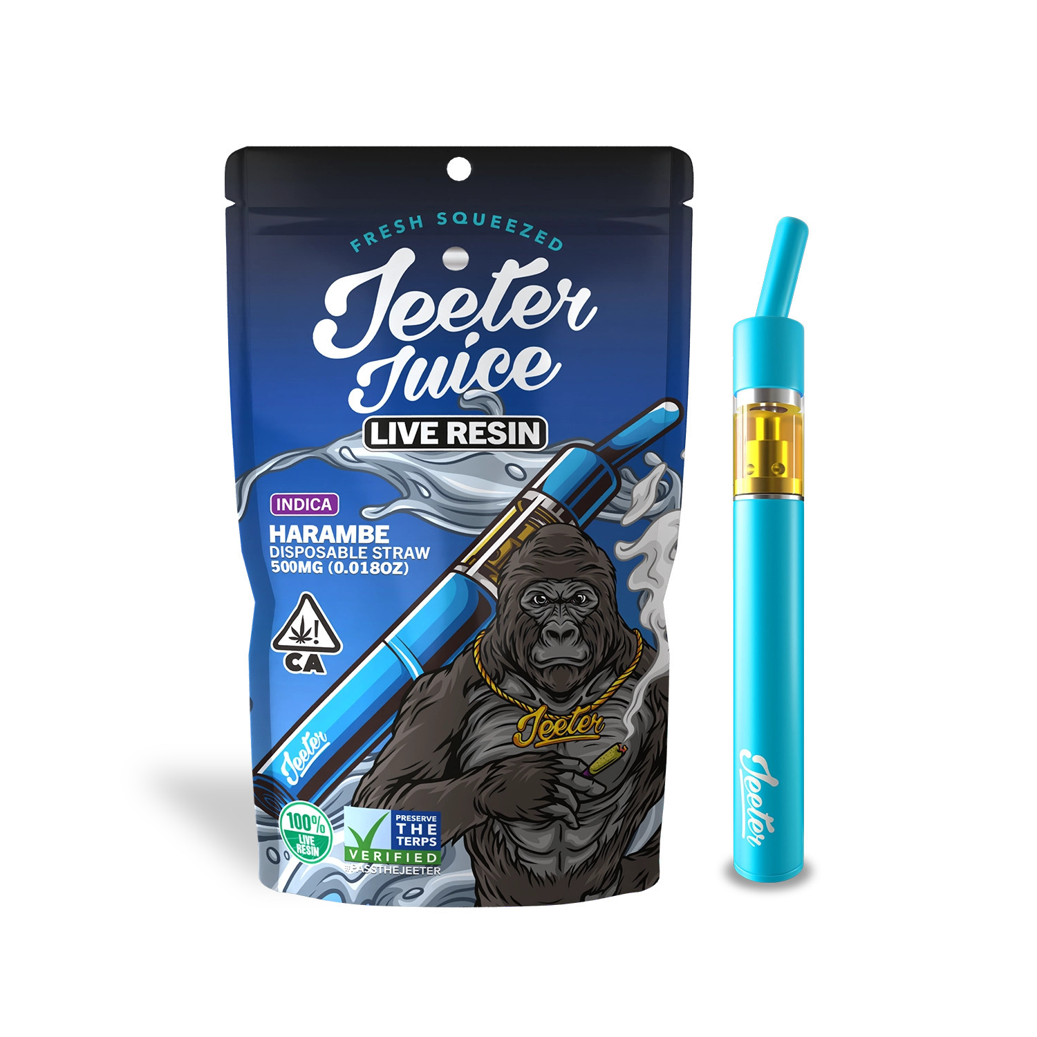 Jeeter Harambe 500mg Vape - Concentrates