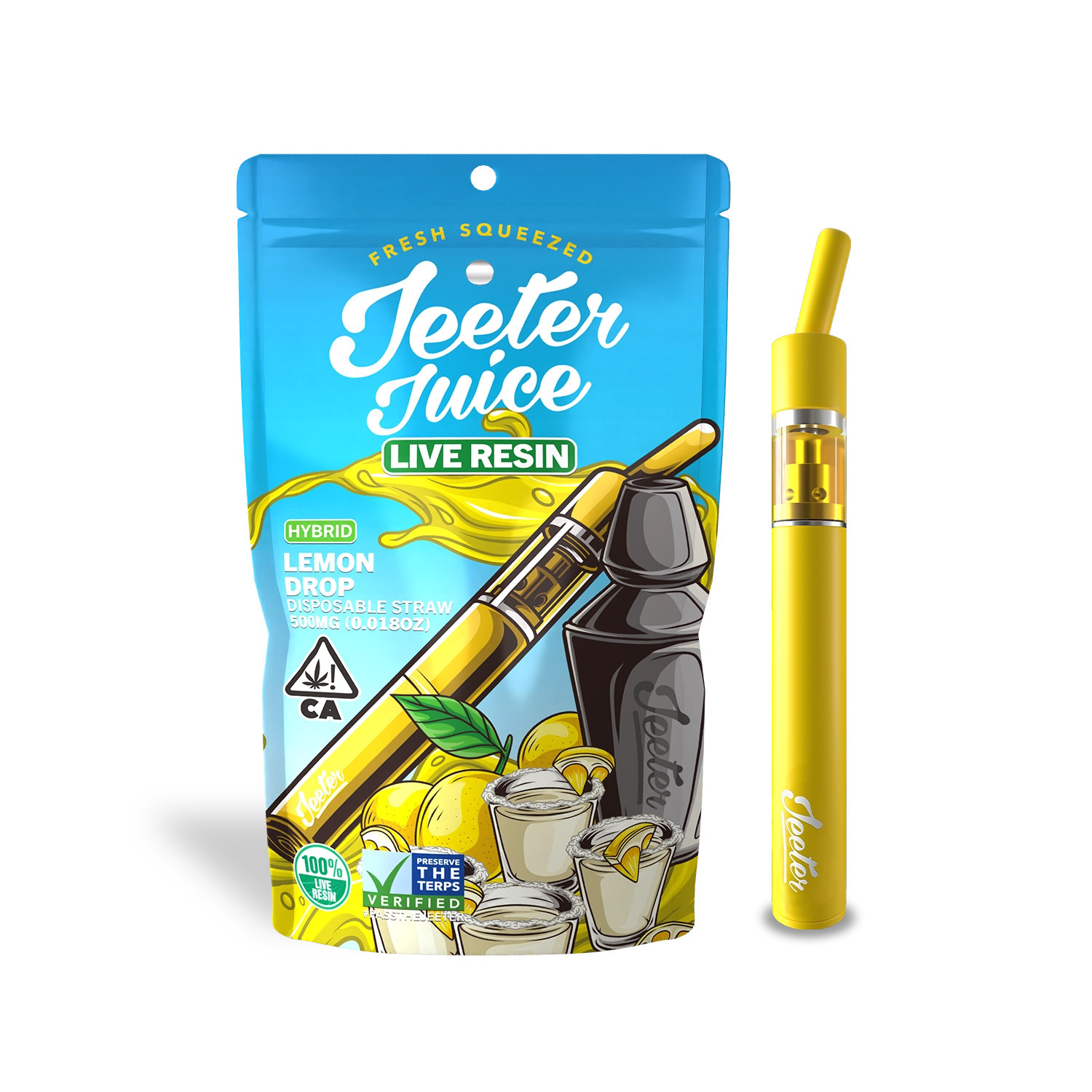Jeeter Lemon Drop 500mg Vape - Concentrates