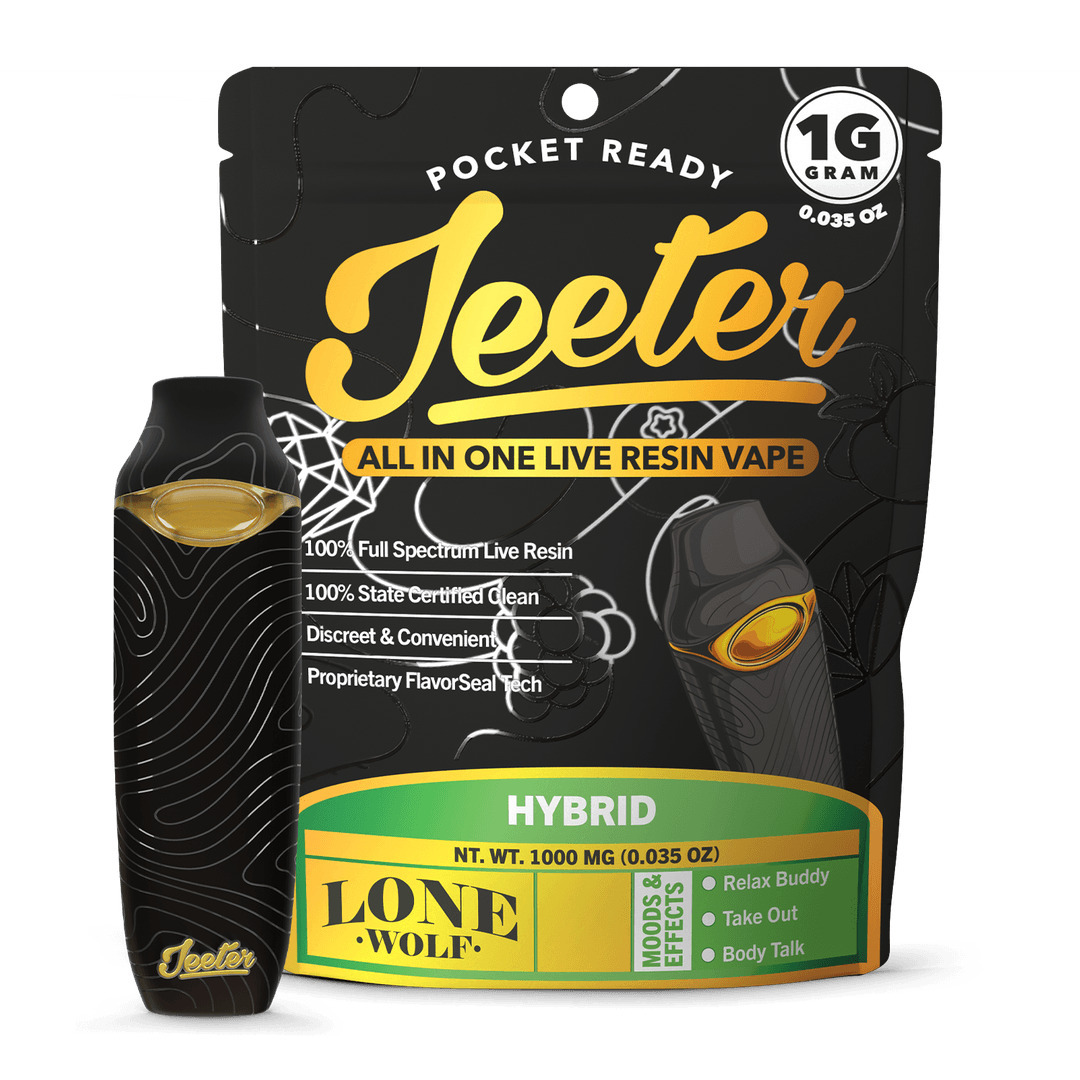 Jeeter Lone Wolf - 1000mg Live Resin AIO Vape