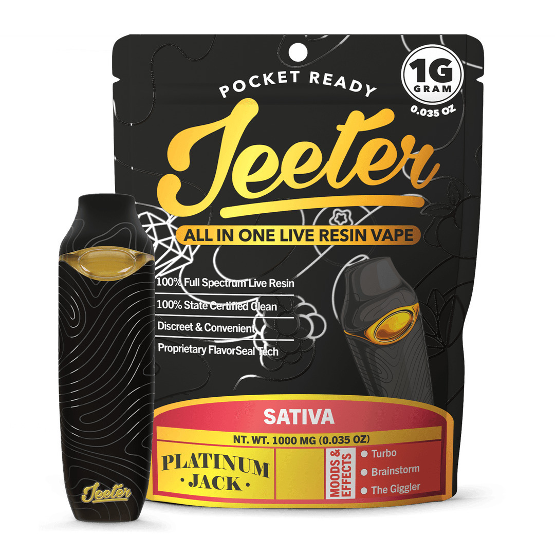 Jeeter Platinum Jack - 1000mg Live Resin AIO Vape