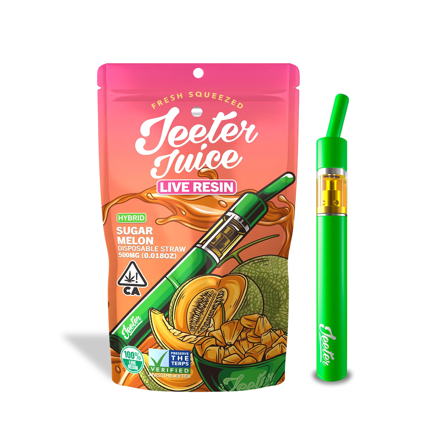 Jeeter Sugar Lemon 500mg Vape - Concentrates