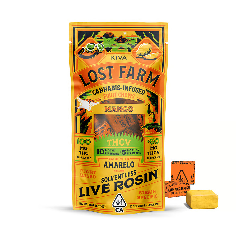 Lost Farm - Mango x Amarelo Live Rosin Chews