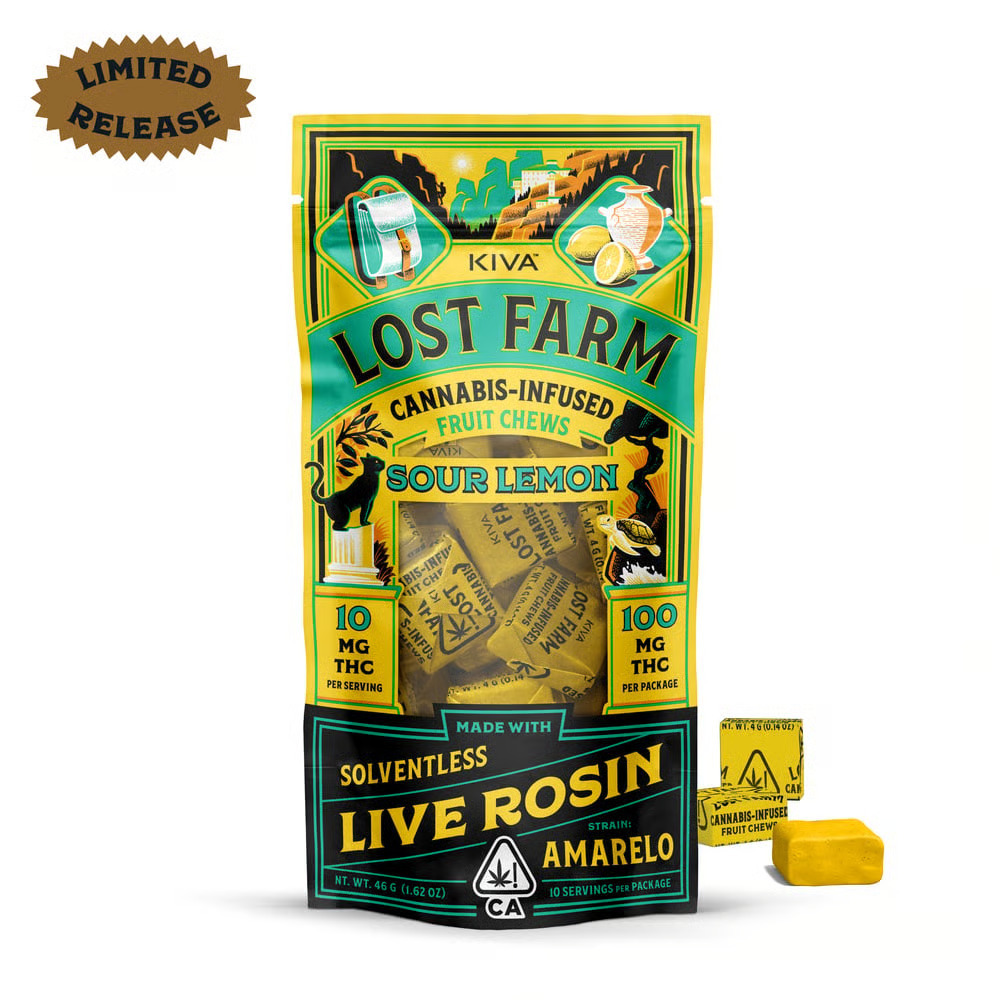 Lost Farm - Sour Lemon x Amarelo Live Rosin Chews