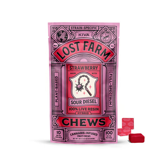 Lost Farm - Strawberry x Sour Diesel Live Resin Chews