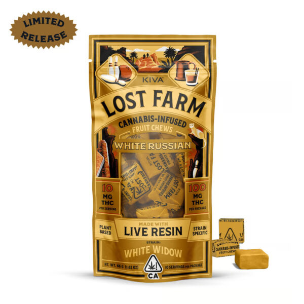 Lost Farm - White Russian x White Widow Live Resin Chews