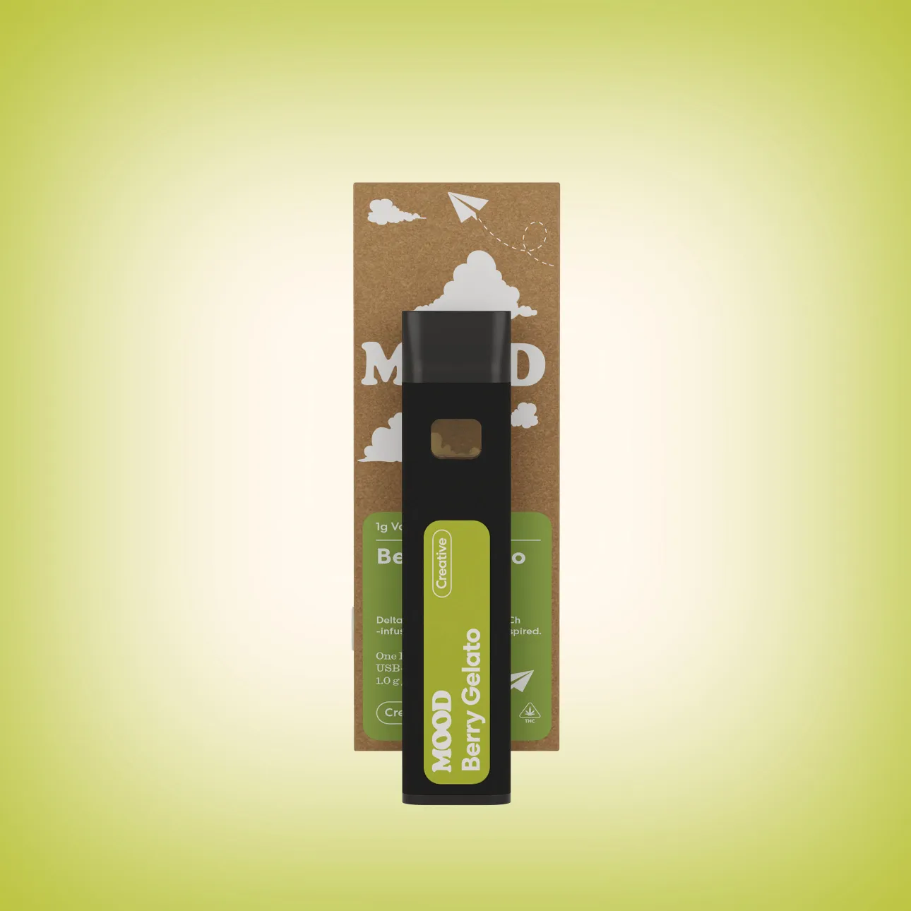 Second image of Mood - Hero Dose Berry Gelato Disposable Vape