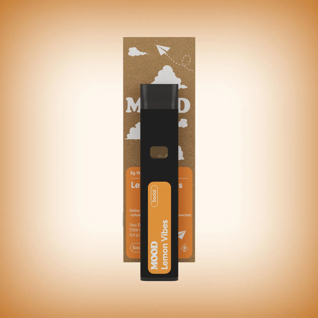 Second image of Mood - Hero Dose Lemon Vibes Disposable Vape