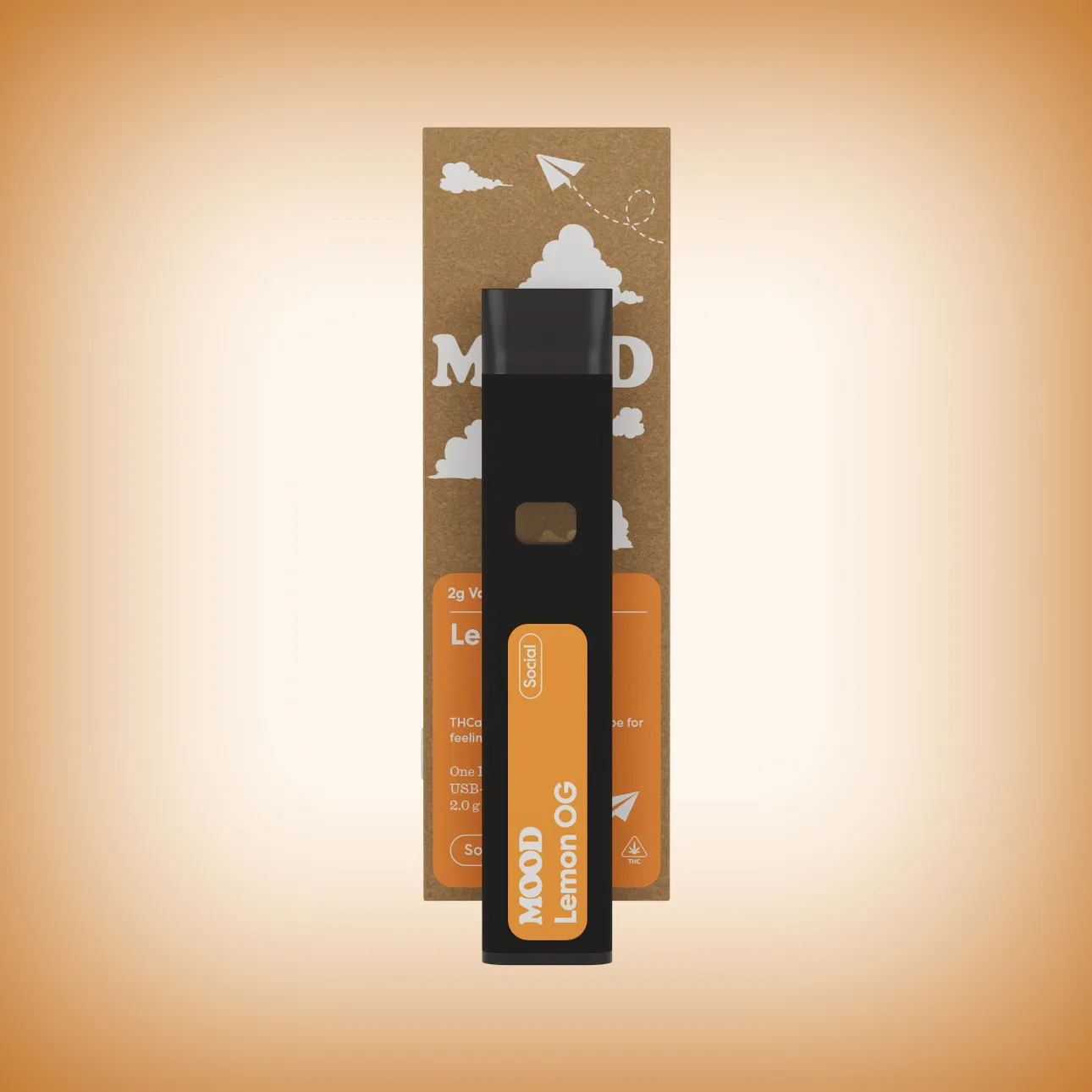 Second image of Mood - THCa Lemon OG Disposable Vape
